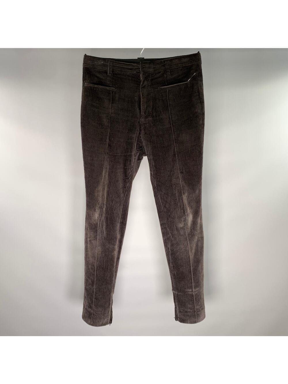 HAIDER ACKERMANN Size M Brown Corduroy Cotton Spandex Casual Pants